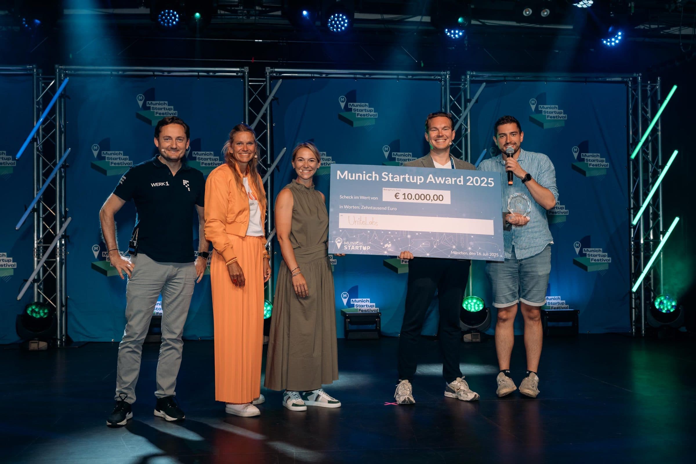 Munich Startup Award: UniteLabs ist das beste Münchner Startup 2025