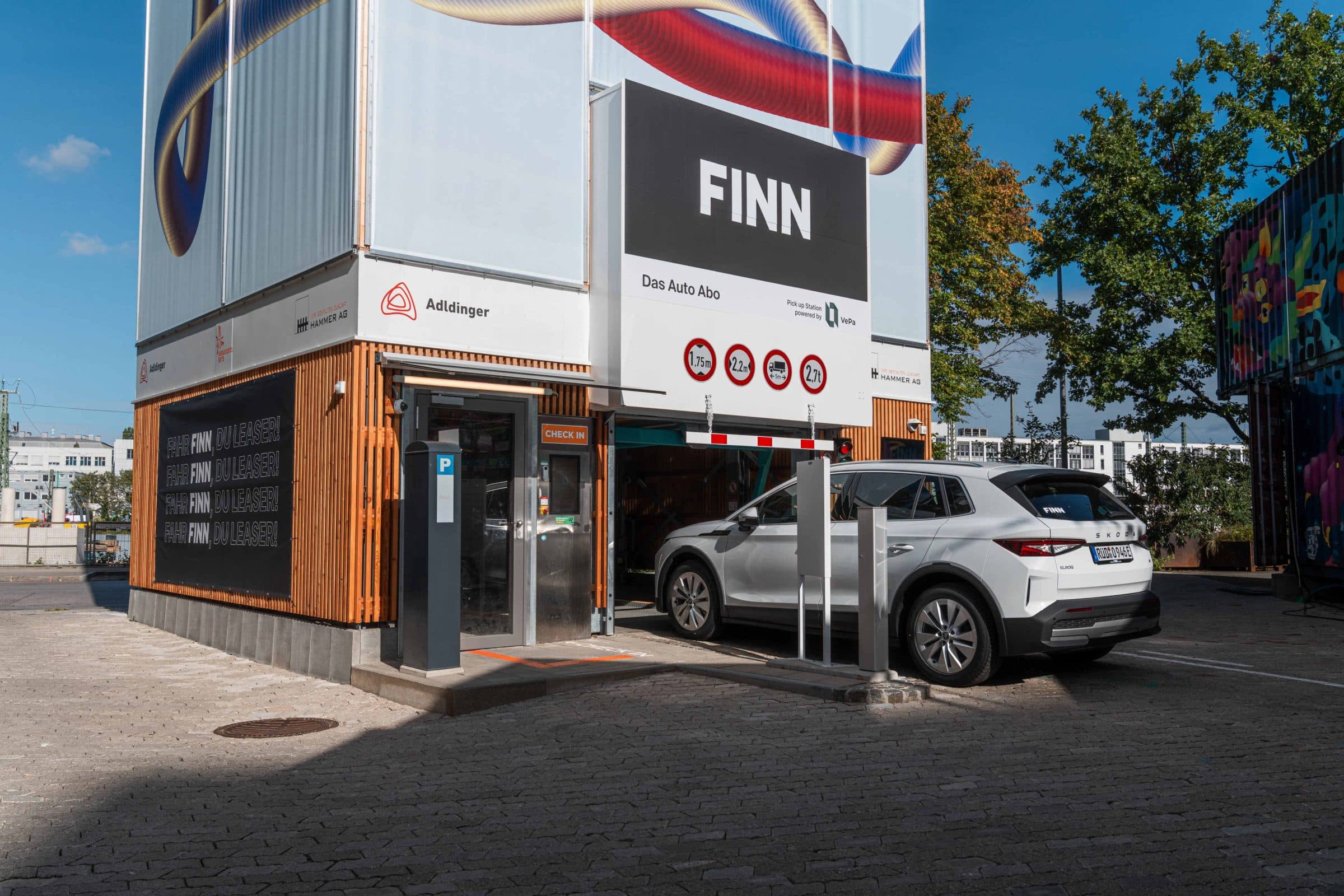 Finn eröffnet erste Abholstation in München