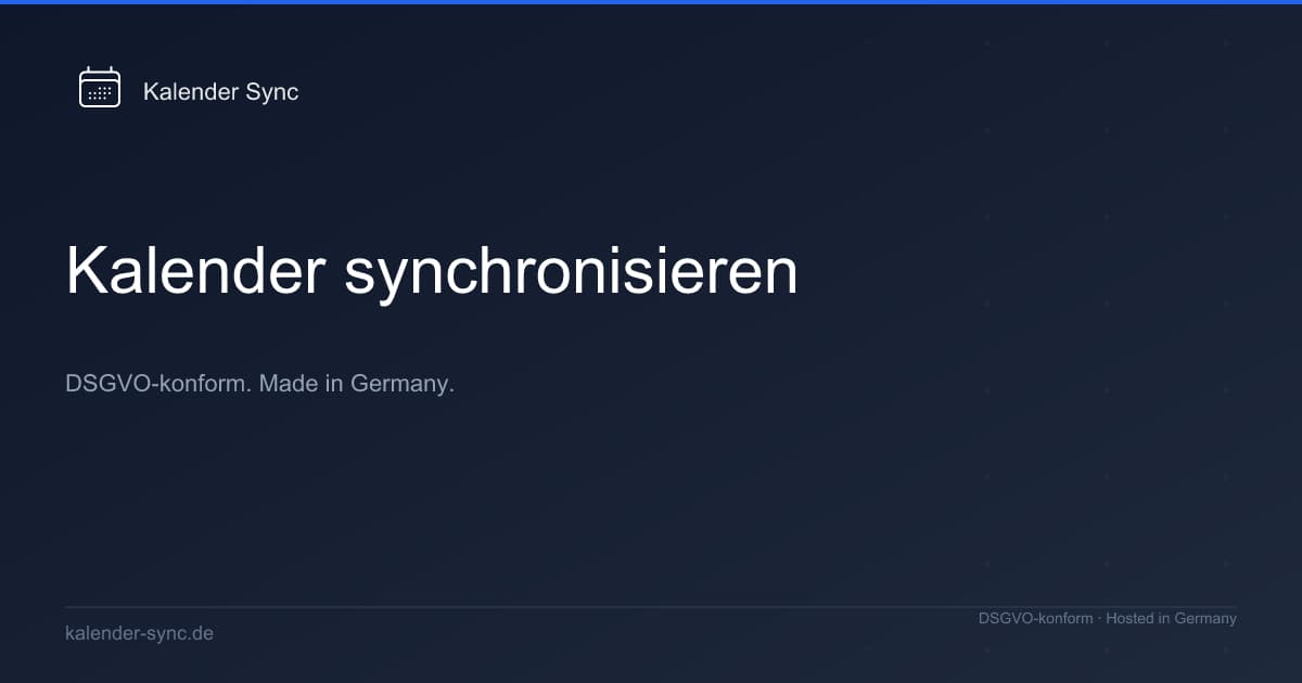 Kalender-Sync