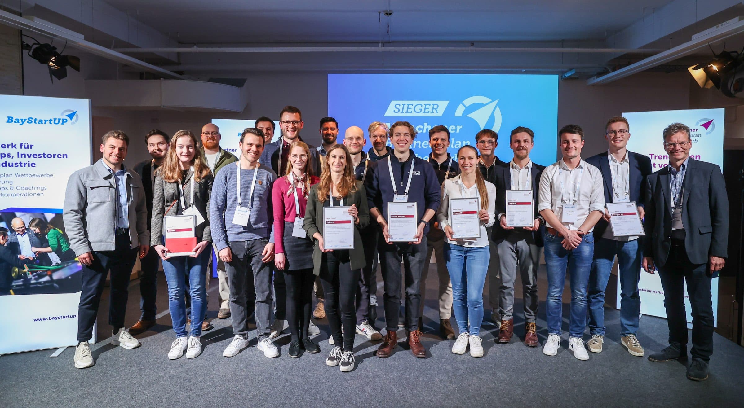 Münchner Businessplan Wettbewerb: Gewinnerteams der Phase 1