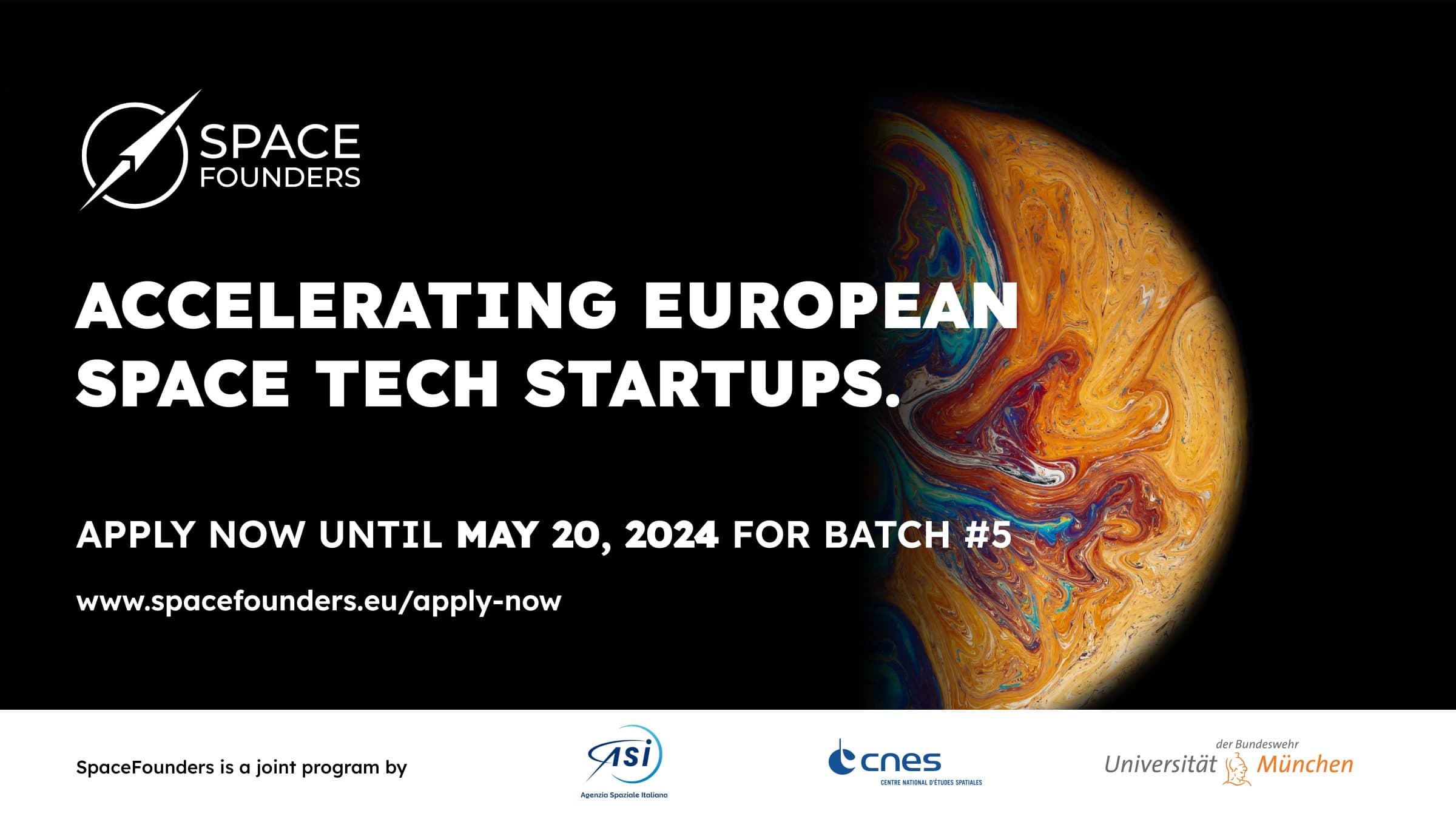 Spacefounders sucht Startups für Batch 5