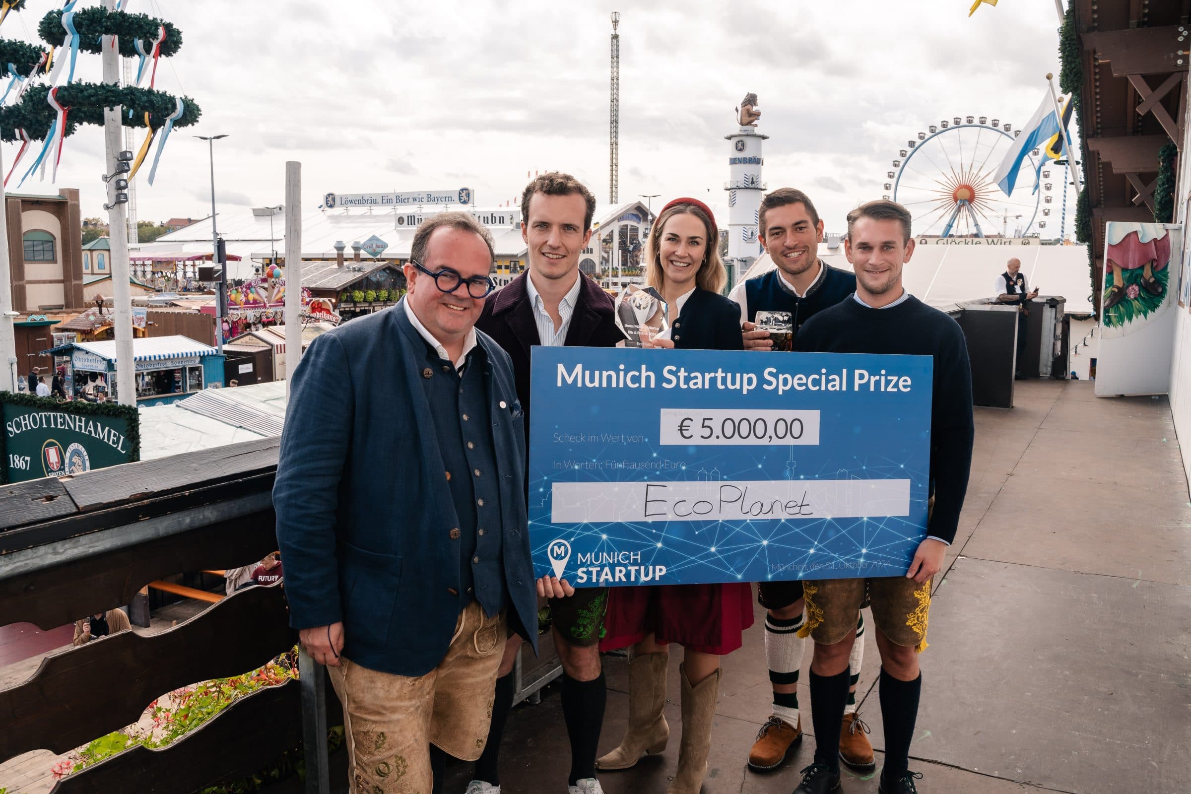 Munich Startup Special Prize geht an Ecoplanet auf der Bits & Pretzels