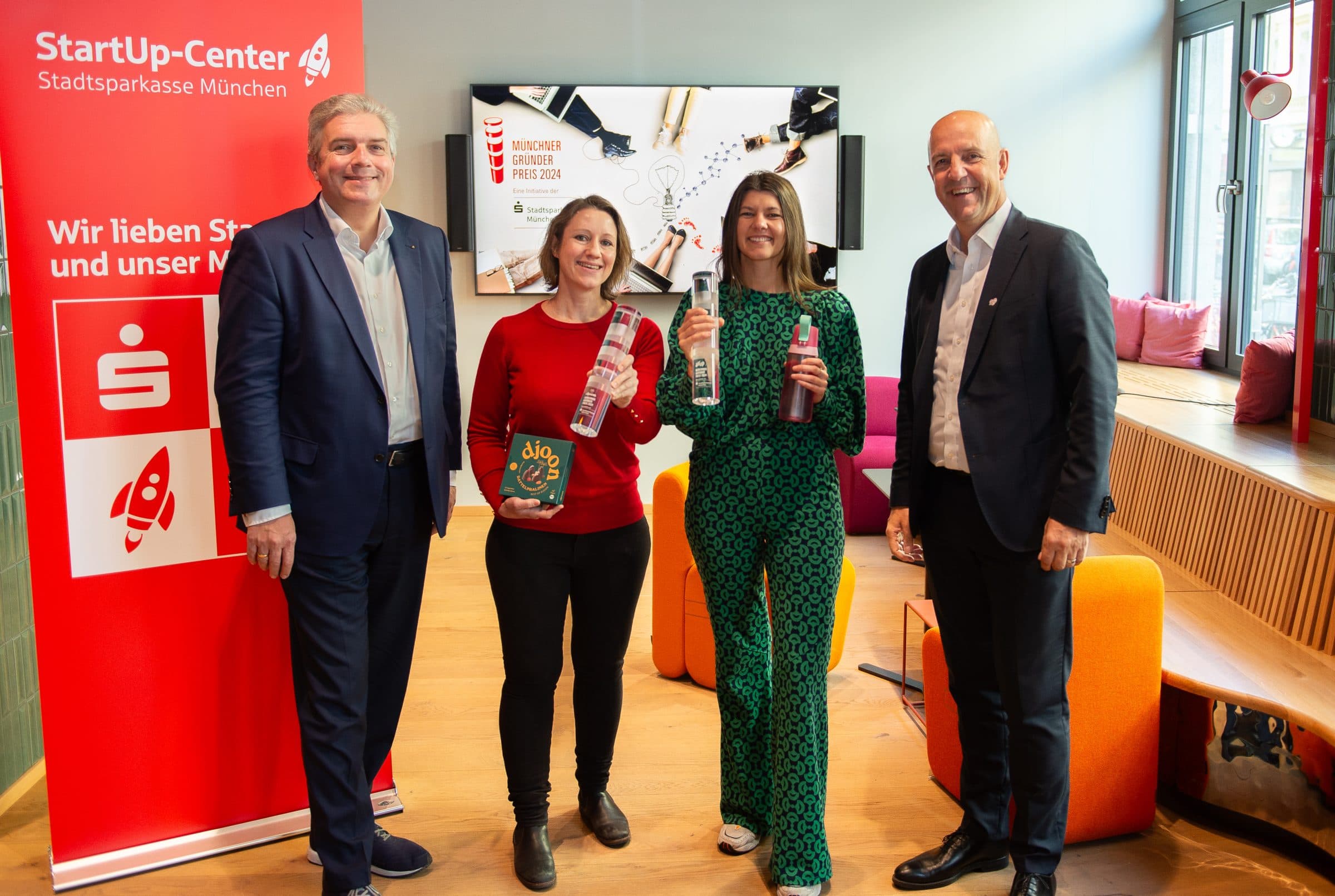 Münchner Gründerpreis für Djoon und Air Up