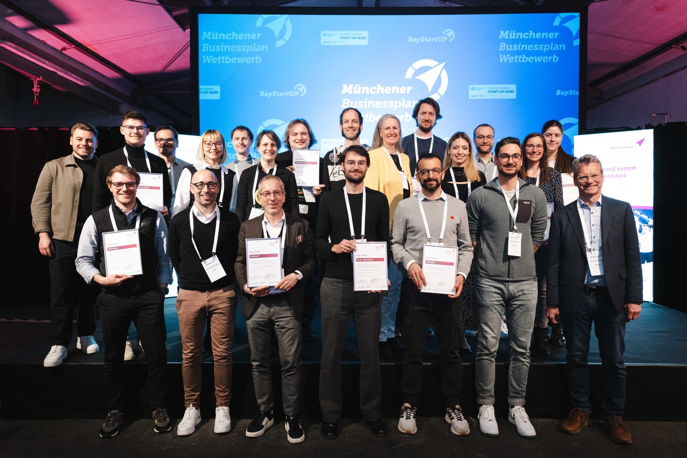 Münchner Businessplan Wettbewerb 2025: Die Gewinnerteams der 1. Phase