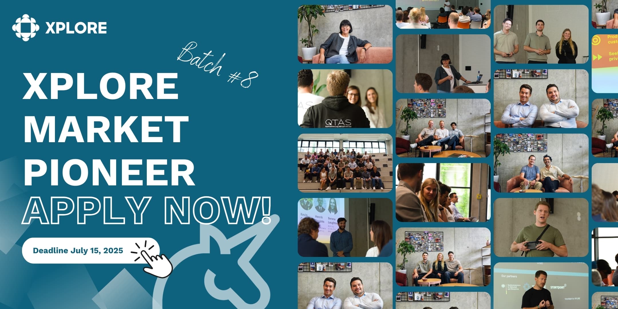 Xplore Market Pioneer: Jetzt für Batch #8 bewerben