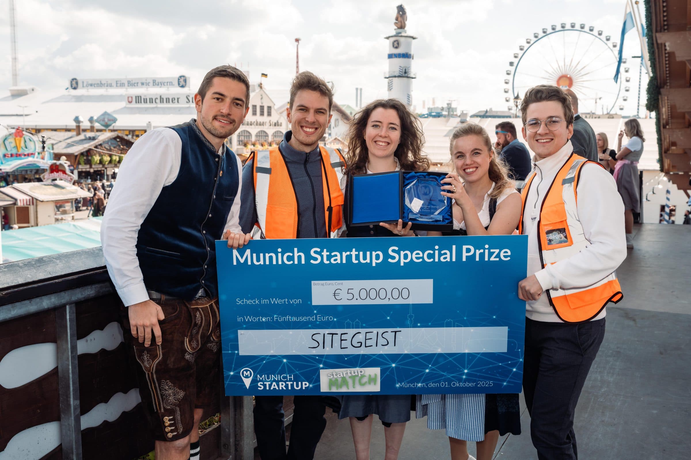 Sitegeist gewinnt Munich Startup Special Prize