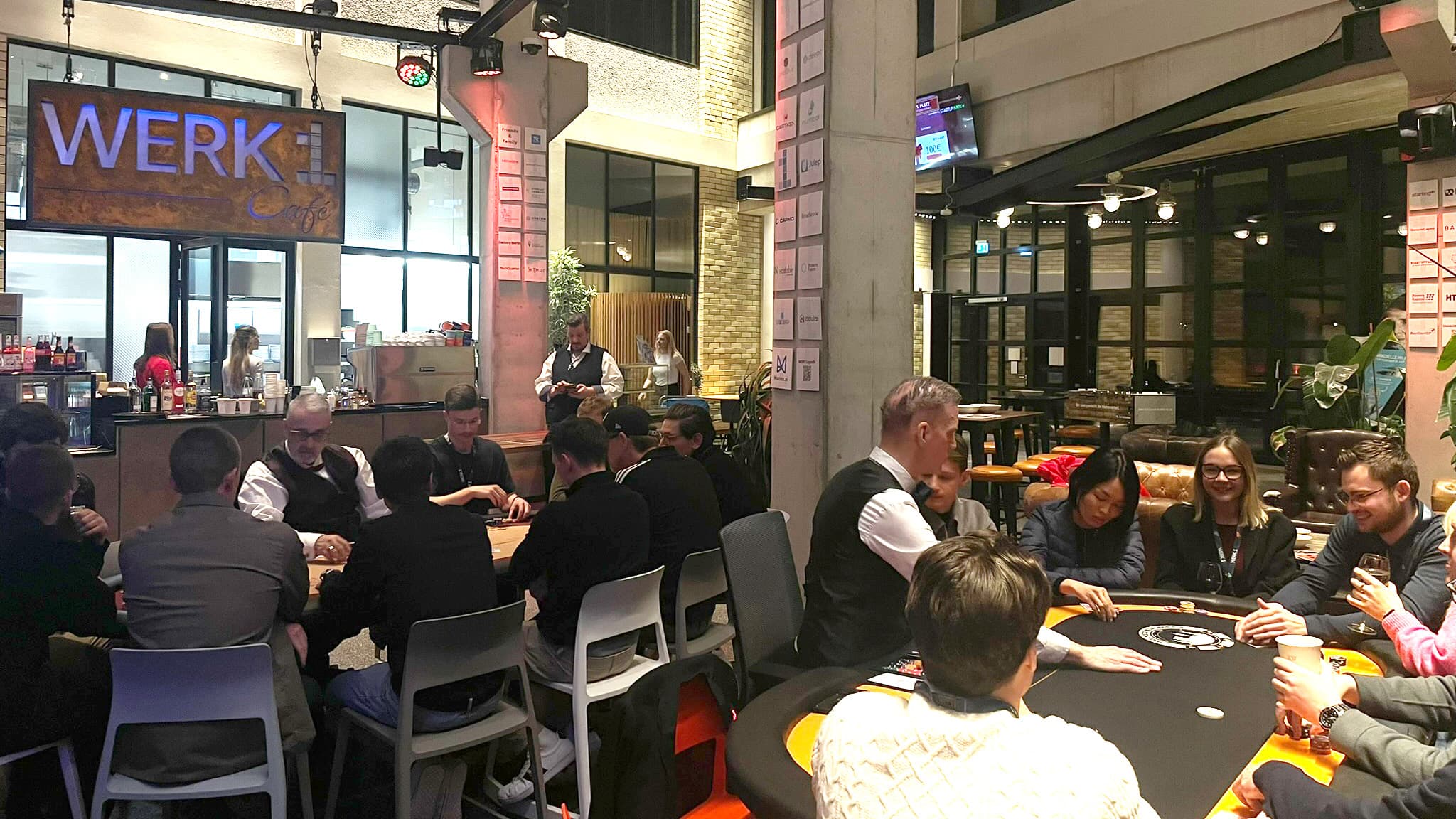 Gründerpokern: Bis zu 100 Teilnehmende beim Startup-Event im Werk1